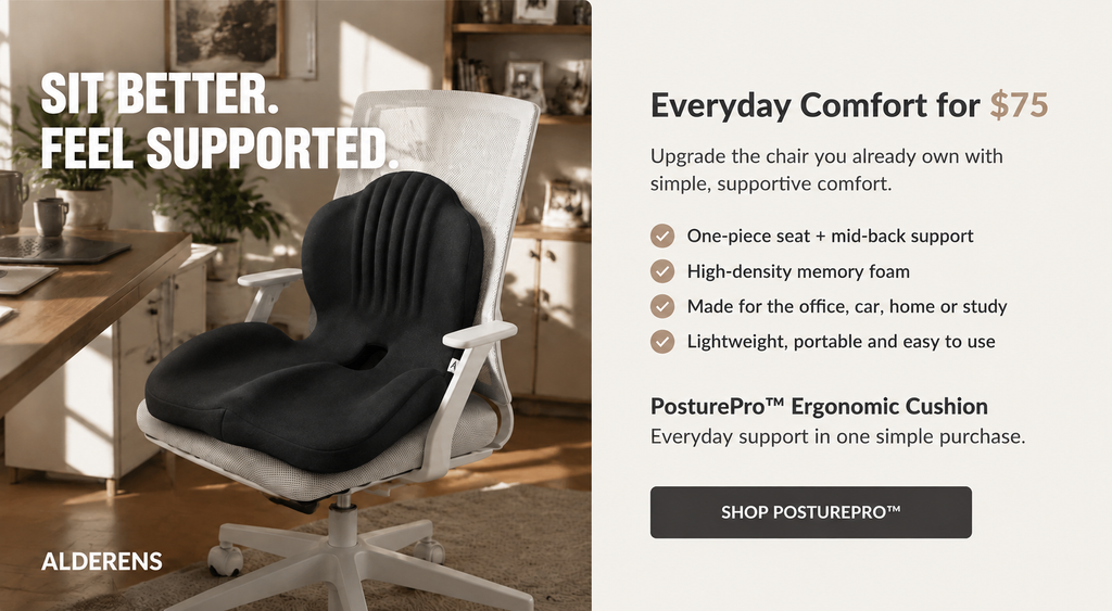 PosturePro™ Ergonomic Lumbar Support Cushion